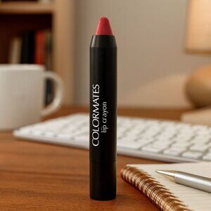 Colormates Lip Crayon Bold Berry Long Lasting Color Vitamin E Aloe Paraben Free